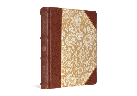 ESV Single Column Journaling Bible Cloth Over Board Antique Floral Design