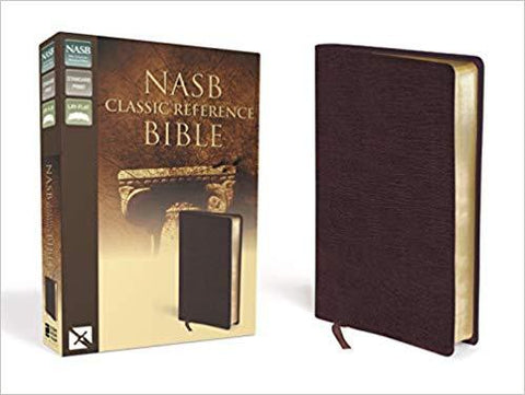 NASB Classic Reference Bible Bonded Leather Burgundy