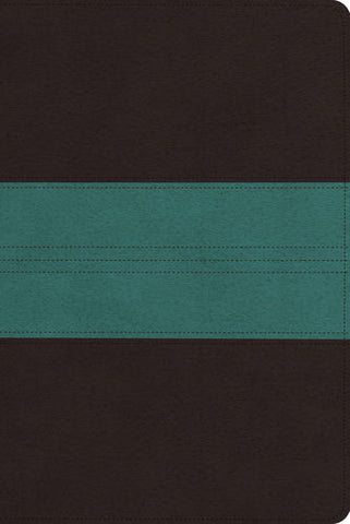 ESV Personal Reference Bible: TruTone, Dark Brown/Teal, Trail Design
