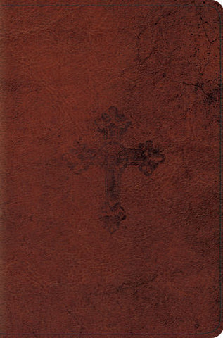 ESV Compact Bible (TruTone, Walnut, Cross)