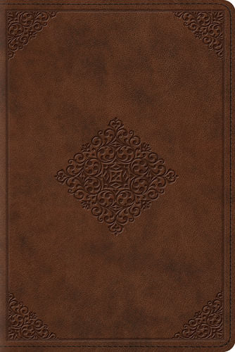 ESV Study Bible, Personal Size, (Brown/Ornament Design)