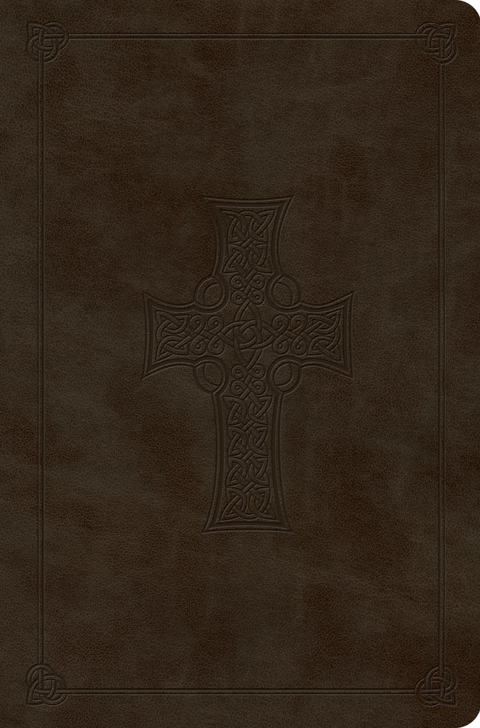 ESV Value Compact Bible TruTone®, Olive, Celtic Cross Design