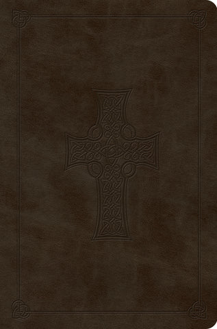 ESV Value Compact Bible  TruTone®, Olive, Celtic Cross Design