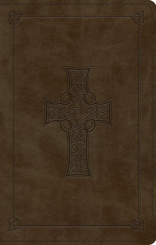 ESV Premium Gift Bible  (TruTone®, Olive, Celtic Cross Design)