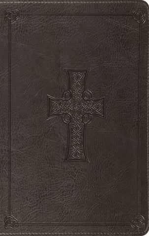 ESV Value Thinline Bible  TruTone®, Charcoal, Celtic Cross Design