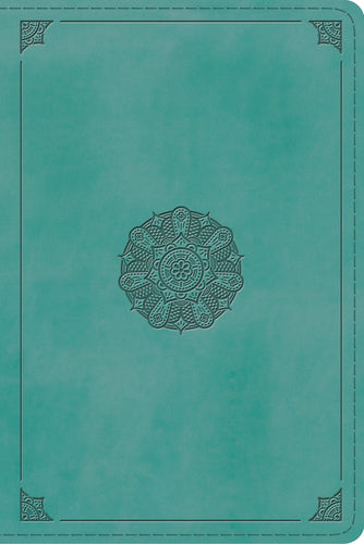 ESV Study Bible, Personal Size TruTone®, Turquoise, Emblem Design