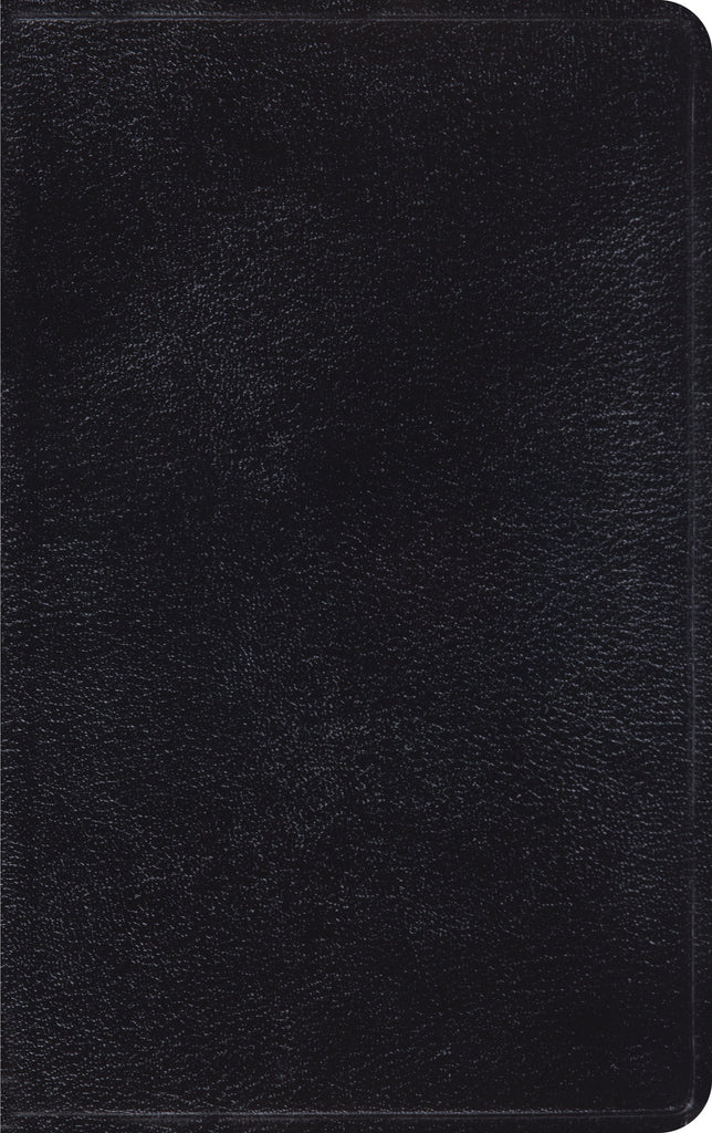 ESV Thinline Bible Genuine Leather, Black