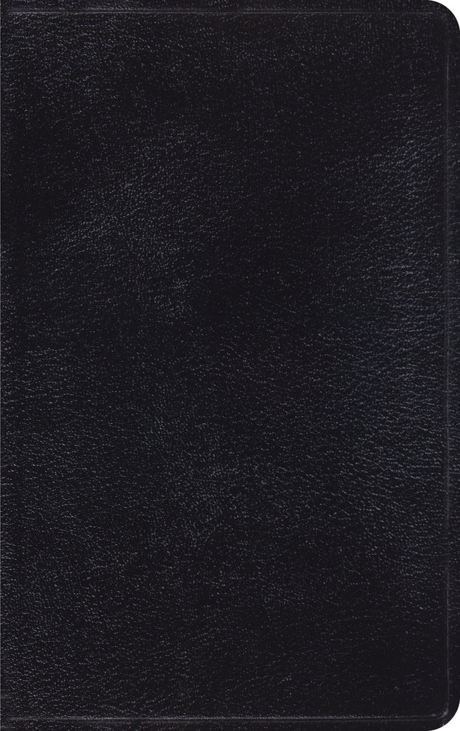 ESV Thinline Bible Genuine Leather, Black