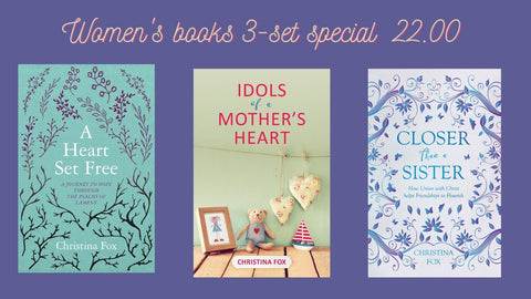 Set of 3 Christina Fox Books for Women $22 set special