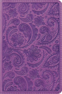 ESV Compact TruTone, Purple, Paisley