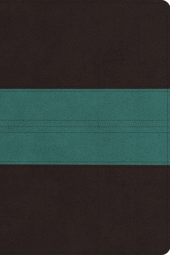 ESV Personal Reference Bible: TruTone, Dark Brown/Teal, Trail Design