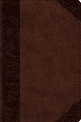 ESV Personal Reference Bible (TruTone®, Brown/Walnut, Portfolio Design)