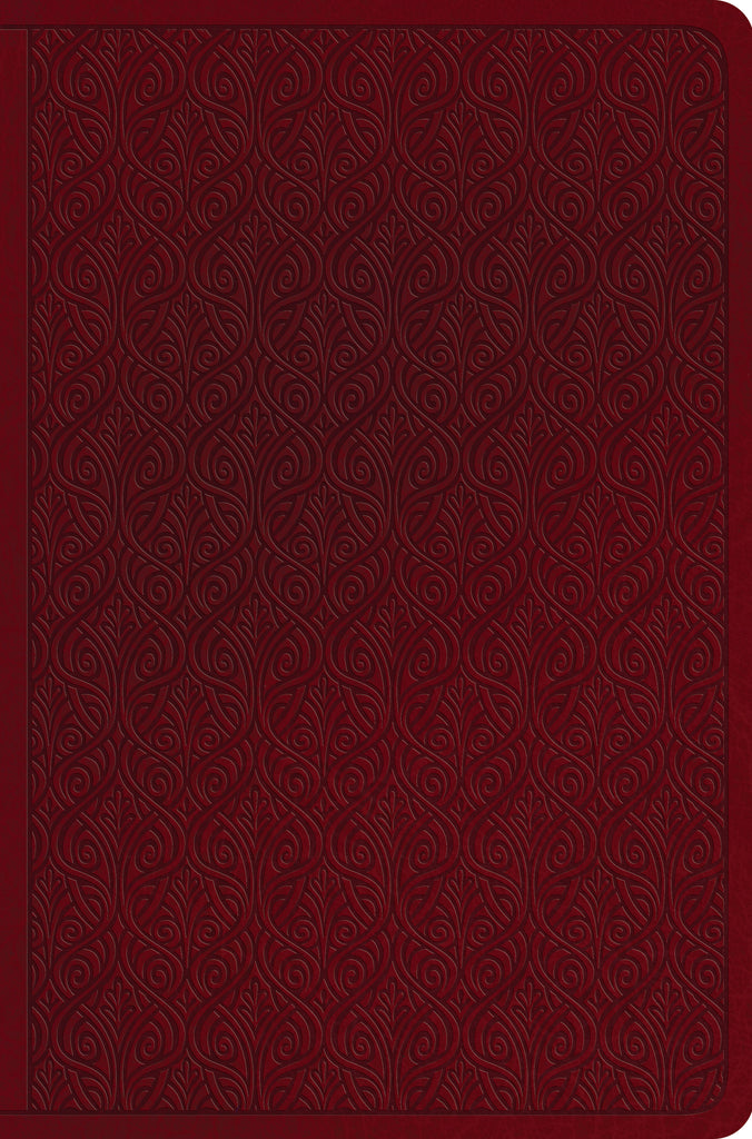 ESV Value Compact Bible  TruTone®, Ruby, Vine Design