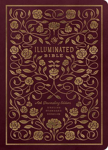 ESV Illuminated Bible, Art Journaling Edition  TruTone®, Burgundy