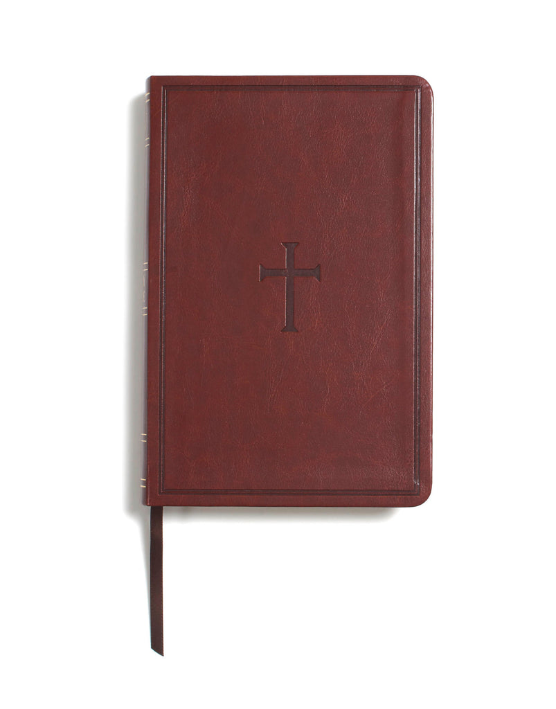 KJV Large Print Personal Size Reference Bible, Brown LeatherTouch