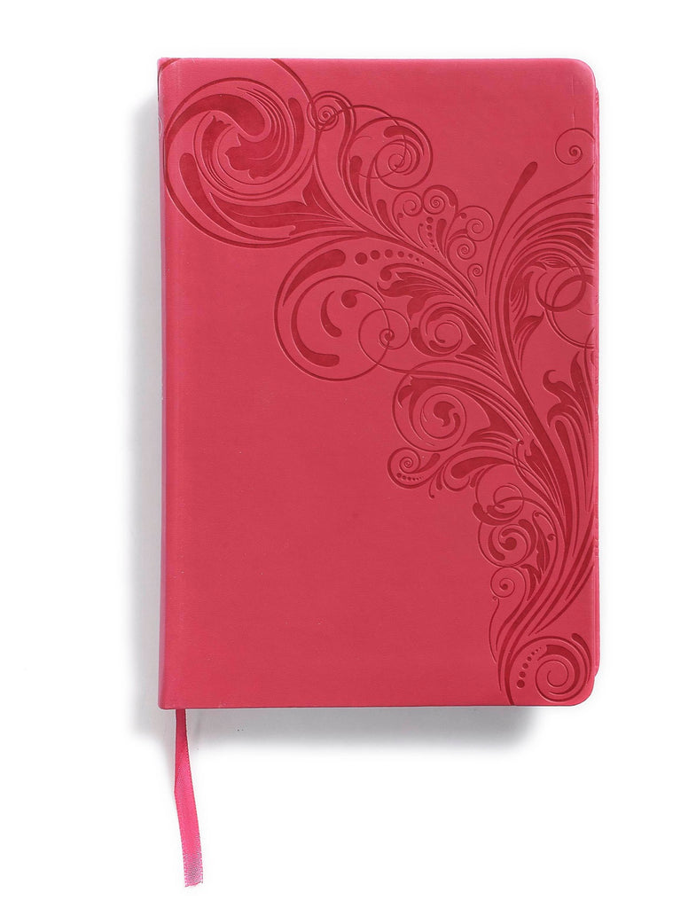 NKJV Large Print Personal Size Reference Bible, Pink LeatherTouch