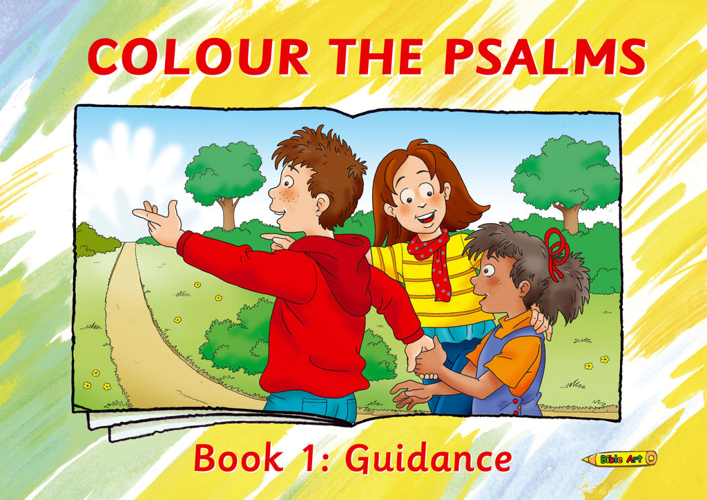 Colour the Psalms Book 1: Guidance (Bible Art)