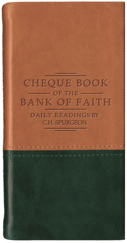 Chequebook of the Bank of Faith - Tan/Green