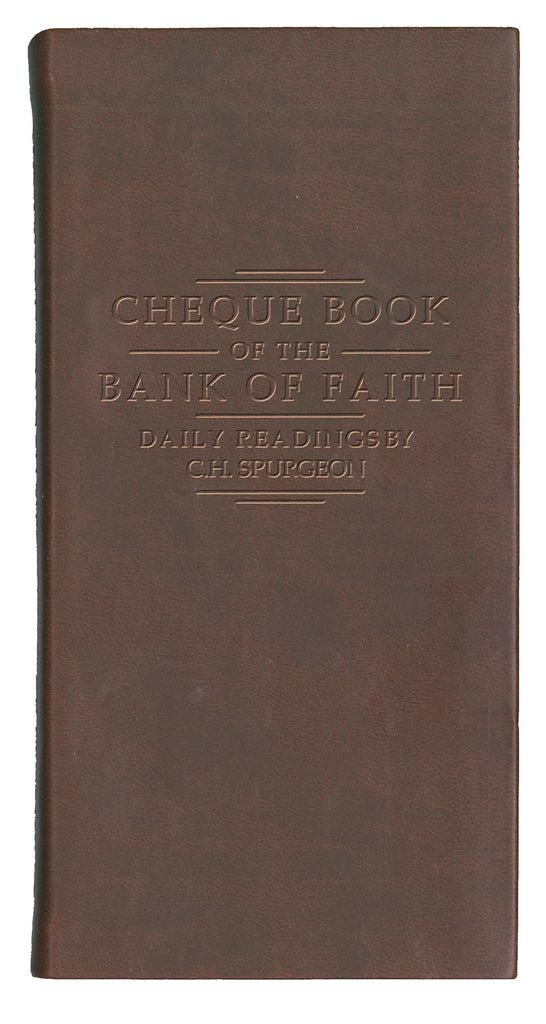 Chequebook of the Bank of Faith - Burgundy