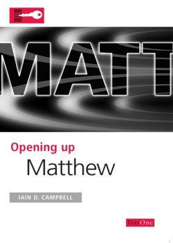 Opening up Matthew's Gospel