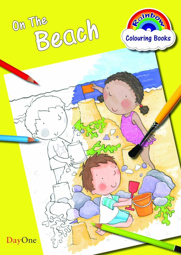 On the Beach (Rainbow Colouring Book)