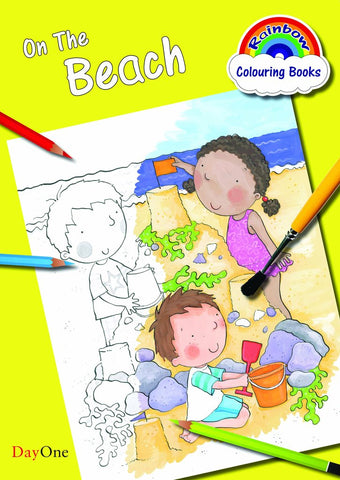 On the Beach (Rainbow Colouring Book)