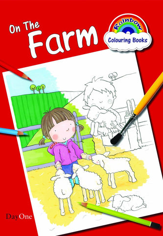 On the Farm (Rainbow Colouring Book)