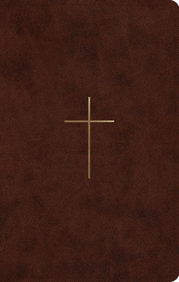 ESV UltraThin Bible..TruTone®, Brown, Cross Design