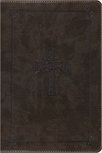 ESV Study Bible, Personal Size (Olive/Celtic Cross)