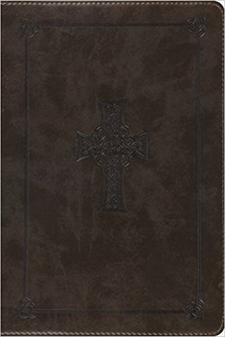 ESV Study Bible, Personal Size (Olive/Celtic Cross)