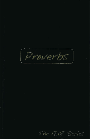 Proverbs: Journible - The 17:18 Series